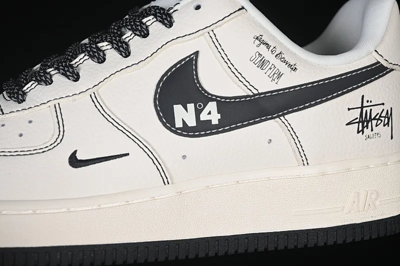 All categories Nk Air Force 1 Air Force series Nk Air Force 1 Low Air Force low-top Nike Air Force 1'07 Low Stussy co-branded classic white and black Air Force 1 low-top casual sneakers DD1982-329